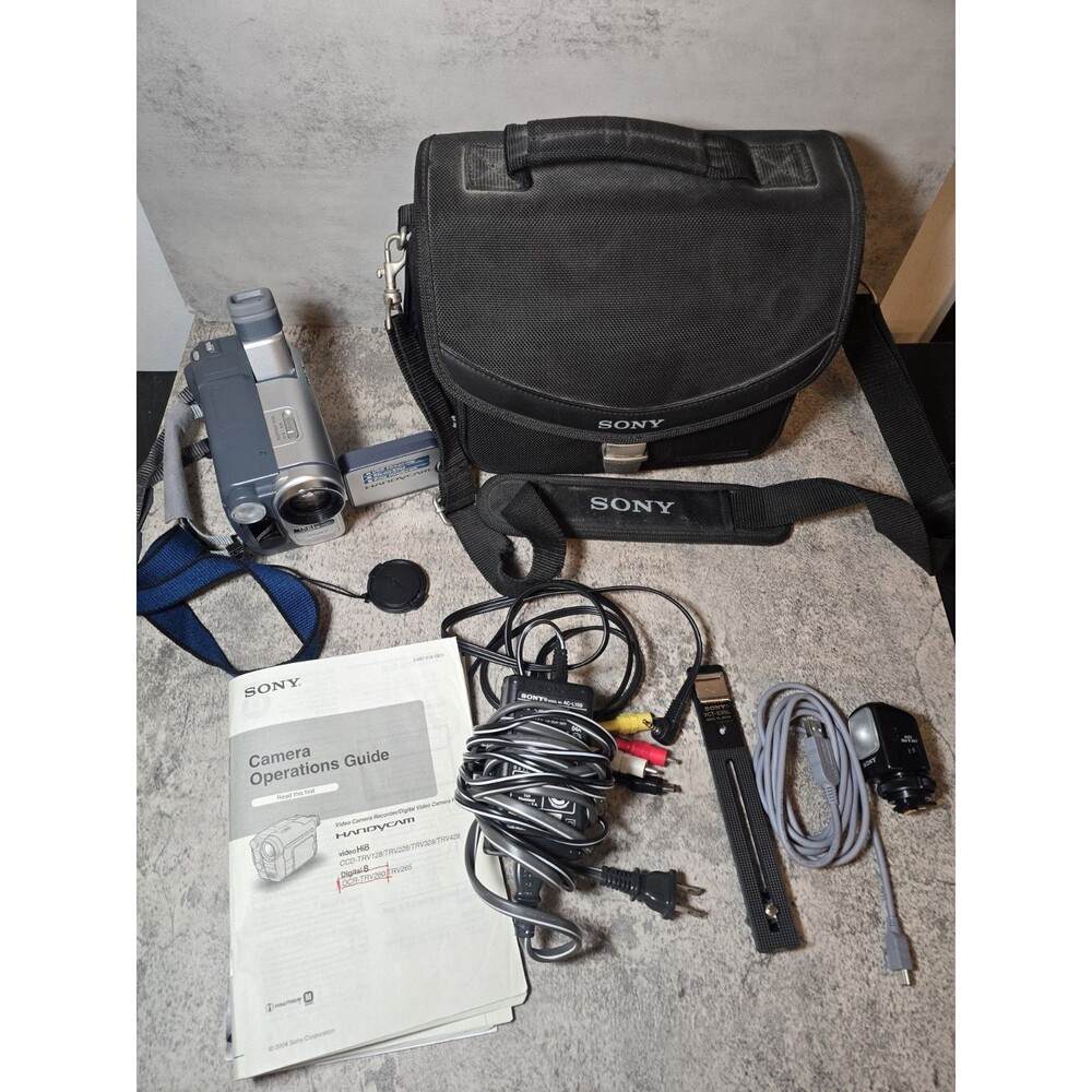Sony Handycam DCR-TRV260 20x Optical Zoom Digital Camcorder Complete Tested